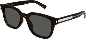 Saint Laurent SL 711 Zonnebril - unisex - Zonnebrillen - Bruin - 52 MM - Accessoires