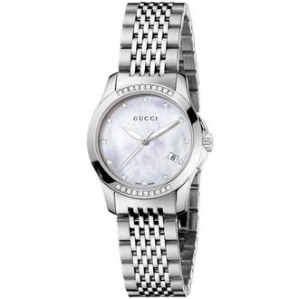 Gucci Ya 126510 Horloge - Dames - Horloges - Grijs - ONE Size - Accessoires