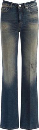 Nine In The Morning Franca Trumpet - Jeans - Mujer - Azul - W27
