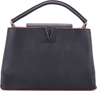 Louis Vuitton Capucines Bag Leather MM satchel - Zwart