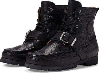 Polo Ralph Lauren Ranger Boot Mens Shoes Black 1 : 10.5 D - Medium, Suede