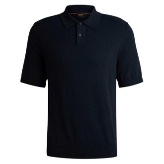 HUGO BOSS Heren polo (Donkerblauw)