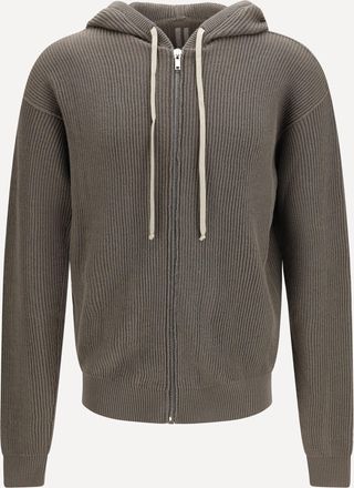 Rick Owens Felpa in maglia a coste in lana vergine Man S