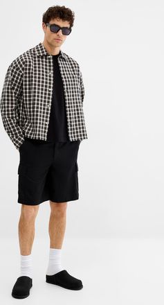 Le 31 Mens Utility cargo Bermuda Shorts Inseam: 10