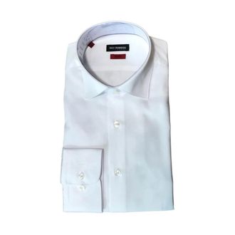 Roy Robson Witte Satijnen Overhemd Slim Fit - Heren - Zakelijke Overhemden - Wit - 2XL - Satijn - Overhemden