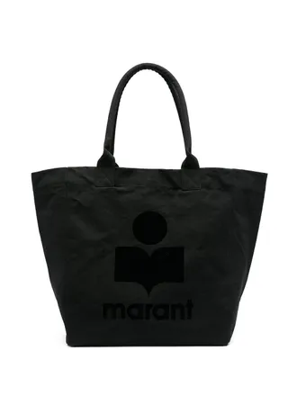 Isabel Marant Borsa tote con stampa - Nero
