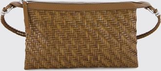Benedetta Bruzziches Mini borsa Pondy in pelle intrecciata con tracolla