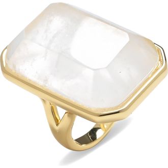 Eye Candy Los Angeles Nara Statement Ring in Gold at Nordstrom Rack