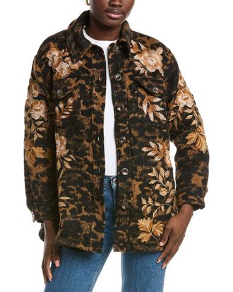 Johnny Was Oversized Shirt Jacket