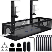 OEM Bandeja Organizadora De Cables Para Debajo Del Escritorio, Organizador De Cables De Acero Sin Perforaciones, Bandeja Organizadora De Cables Con Clip P