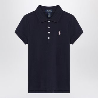 Polo Ralph Lauren Polo blu navy in cotone con ricamo logo