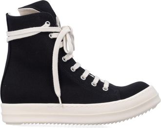 Rick Owens Black High-top Sneakers