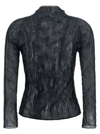Issey Miyake Chiffon Twist 1 Sweater - Black