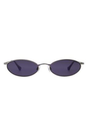 Florence By Mills 54mm Oval Sunglasses in Silver/Pur at Nordstrom Rack