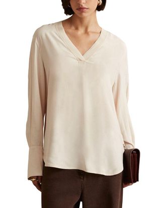 Reiss Tash V Neck Top