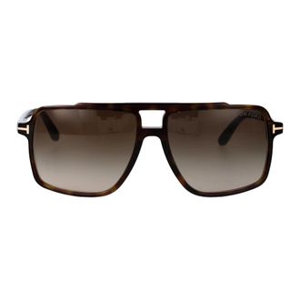 Tom Ford Sunglasses, male, Brown, Size: 59 MM Stylish Mens Sunglasses