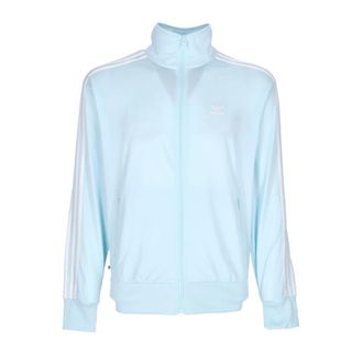 adidas Blauwe Firebird Track Jacket met Rits - Heren - Sportshirts - Blauw - L - Polyester - Fitness