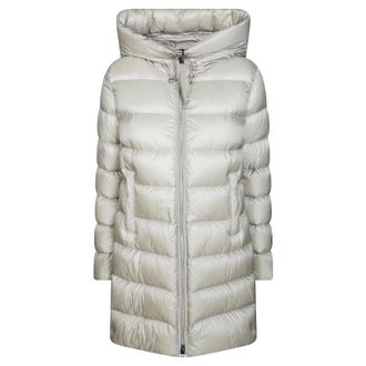 Moncler Dames, Mantels, Beige, Maat: XS