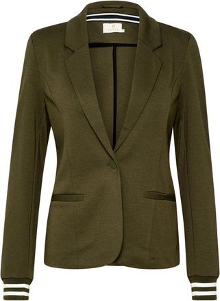Kaffe Kinnie Blazer - Dames - Blazers - Groen - XS - Leer - Jassen