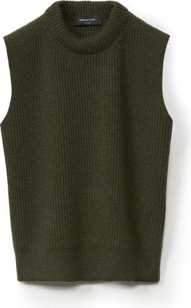 Fabiana Filippi Rondgebreide trui - Dames - Ronde hals truien - Groen - XS - Truien & Vesten