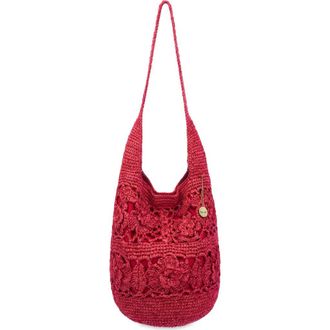 The Sak 120 Hobo Bag in Scarlet Tonal Flower at Nordstrom