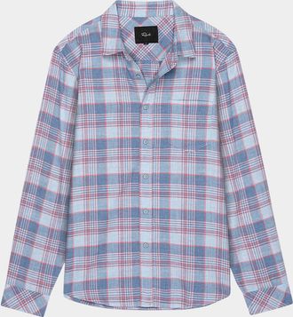 Rails Mens Wyatt Plaid Casual Button-Down Shirt