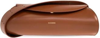 Jil Sander Cannolo Schoudertas - Dames - Schoudertassen - Bruin - ONE Size - Leer - Tassen