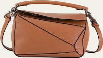 Loewe Puzzle Mini Top-Handle Bag in Leather