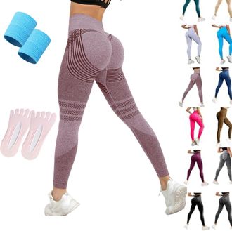 Generic 3D Leggings, Reduce Cellulite High Waist Tummy Control Compression Pants Shaping Training for Yoga Fitness (UK, Alpha, L, Regular, Regular, Champagne)