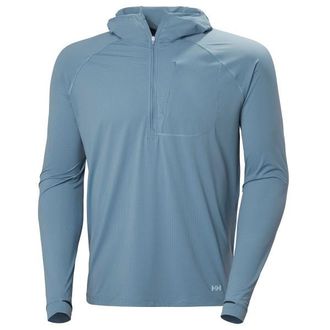 Helly Hansen Shine Solen 1/2 Zip Hoodie Funktionsshirt f&uuml;r Herren | blau