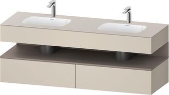 Duravit Qatego Lavabo Encastrado Con Base De Lavabo Consola, - Duravit