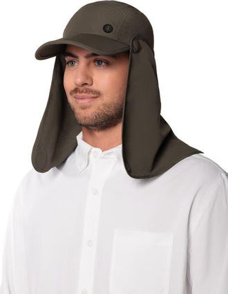 Coolibar Mens Teton Light Weight Hat, UPF 50+ Sun Protection in Deep Olive at Nordstrom, Size Small/medium