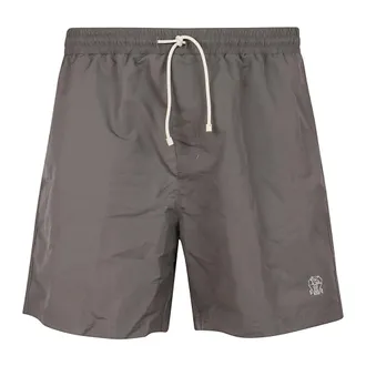 Brunello Cucinelli Brunello Cucinelli, Beachwear, male, Gray, Size: 2XL Swimsuit