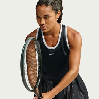 Nike Naomi Osaka Slam Nike Womens Court Tennis Tank Top in Black | IW8571-010