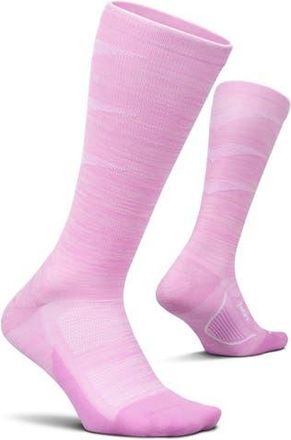 Feetures Graduated Compression Light Cushion Knee High Compression Socks in Rose Quartz at Nordstrom, Size Medium