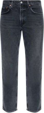 A Gold E Valen Jeans - Dames - Cropped Jeans - Grijs - W26 - Denim - Jeans