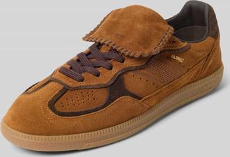 Alohas Sneaker mit Schnürverschluss in Cognac, Größe 36