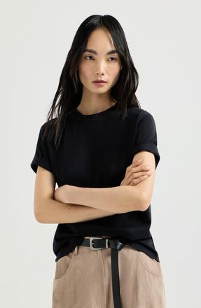 Brunello Cucinelli Jersey T-shirt in Black at Nordstrom, Size Xx-Small Eu