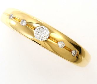 C&A Yellow Gold Yellow Gold (18K) Band Ring (Pre-Owned)