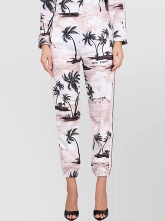Palm Angels island print track pants