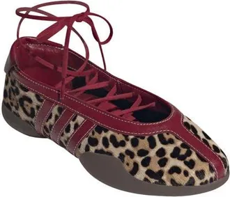 adidas Taekwondo Mei Ballet Flat in Off White/team Victory Red at Nordstrom, Size 11.5