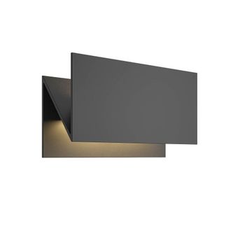 Lucande Lámpara de pared Led exterior de Aluminio Negro