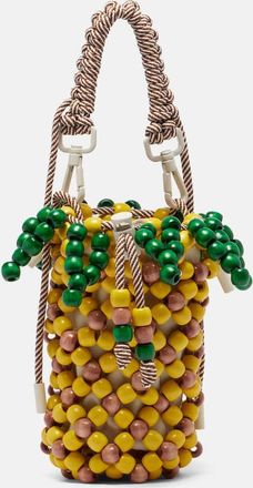 Alemais Al&eacute;mais Borsa Pineapple Mini con perline