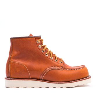 Red Wing Shoes Mens 875 Classic Moc Toe Leather Boots in Brown material_leather1 - Size UK 7