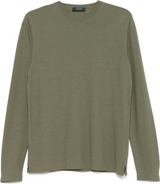 Zanone T-shirt in cotone - Verde