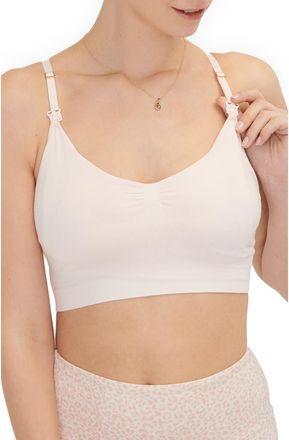 Hatch The Essential Maternity Wireless Pumping and Nursing Bra in Petal at Nordstrom, Size X-Large