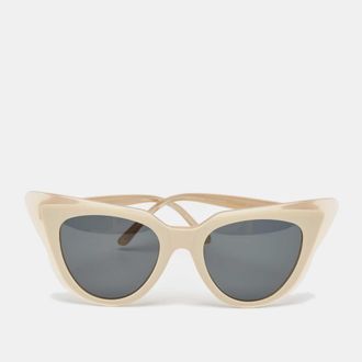 Illesteva Illesteva Beige/black Emmanuelle Cat Eye Sunglasses