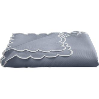 Matouk Savannah Gardens 68 x 108-Inch Tablecloth in Hazy Blue at Nordstrom, Size 68X108