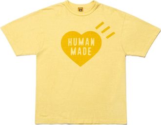 Human Made Plant Dyed T-shirt 2 Yellow HM25CS054