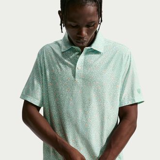 Nike Mens Tailored Performance Dri-FIT Golf Polo in Green | IO2163-394